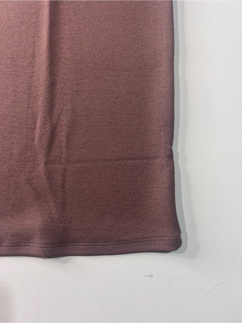 NWT LuLaRoe XL Cassie Women's Ribbed Pencil Skirt in Mauve Brown - Picture 3 of 6